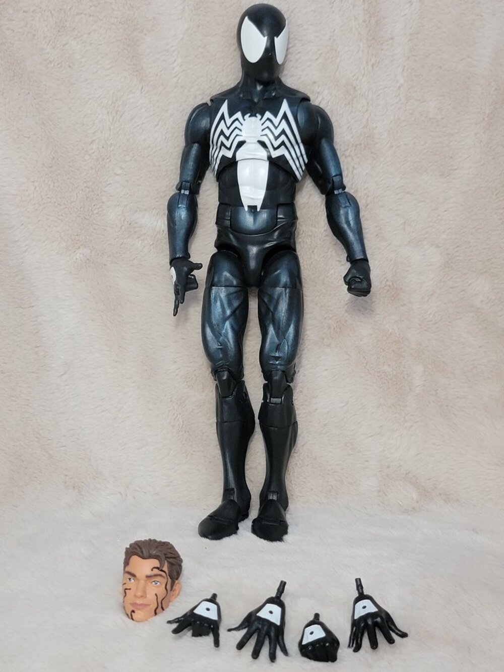 Hasbro Marvel Legends Black Suit Spider-Man Symbiote 12" Action Figure A18